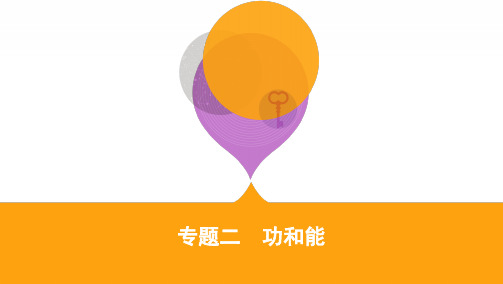 2020届高考物理江苏省二轮复习课件：2_专题二 功和能 