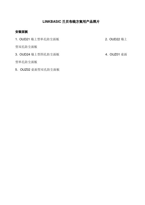 LINKBASIC兰贝布线方案用产品照片