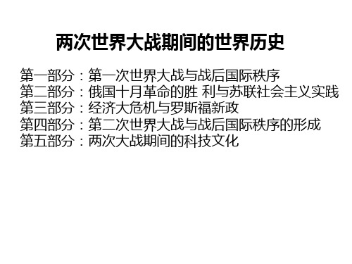 第二次世界大战与战后国际秩序形成
