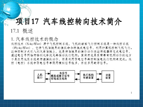 汽车底盘故障综合检修项目17 汽车线控转向技术简介_OK
