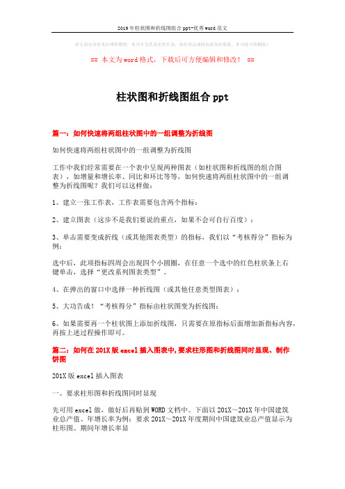2019年柱状图和折线图组合ppt-优秀word范文 (4页)