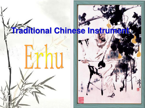 二胡英文介绍ppt erhu 内附动态美丽图片