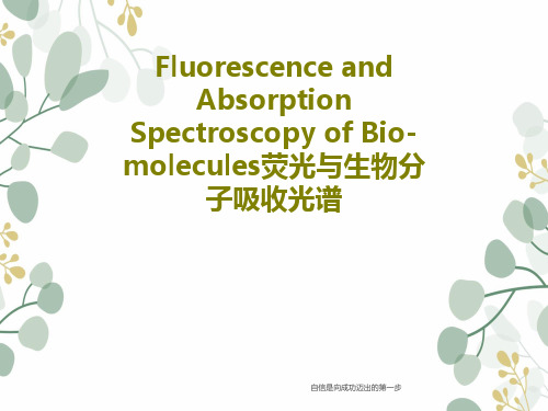 Fluorescence and Absorption Spectroscopy of Bio-mo