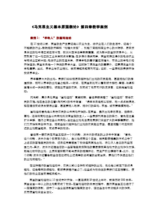 马克思主义基本原理概论(5.3.3)--第四章第3课教学案例