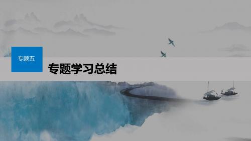 2019-2020学年新素养同步导学人民版_江苏专用_高中历史必修1专题五 专题学习总结