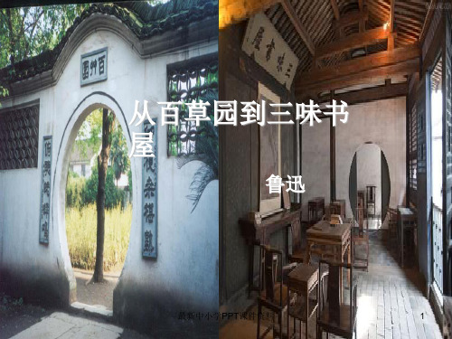 七年级语文上册第三单元9从百草园到三味书屋课件新人教版