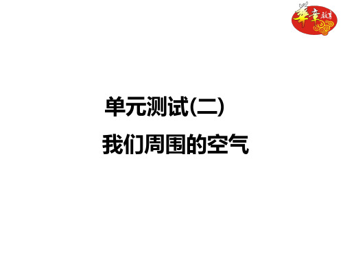 单元测试(二) 我们周围的空气