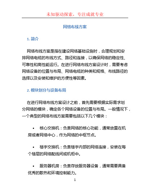 网络布线方案 (2)