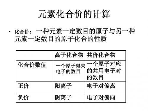 七年级科学元素符号表示的量(2019年新版)