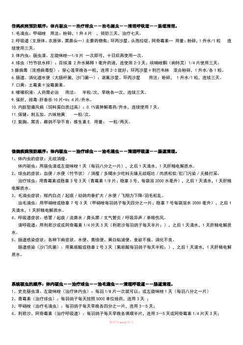 巧用人药治鸽病