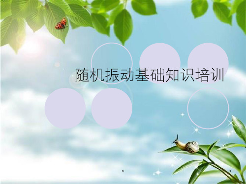 随机振动基础知识培训