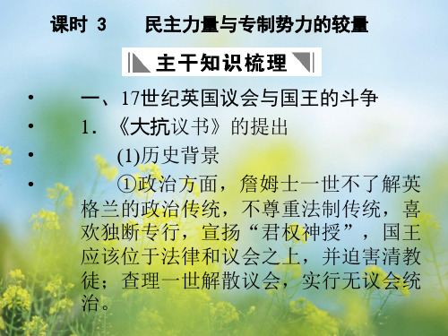 民主力量与专制势力的较量PPT教学课件