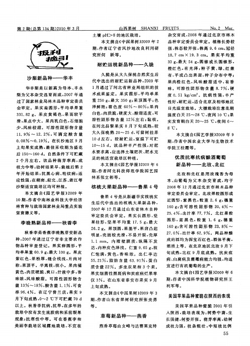 核桃大果新品种——鲁果4号
