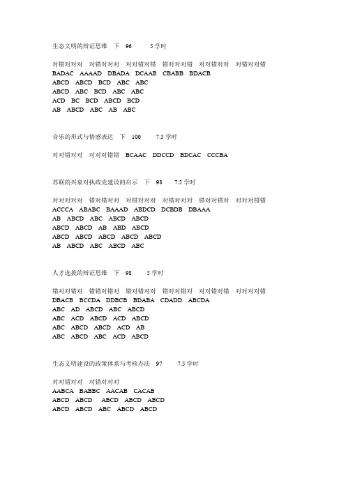 山东干部学习平台  14份试卷答案  可抵85学时