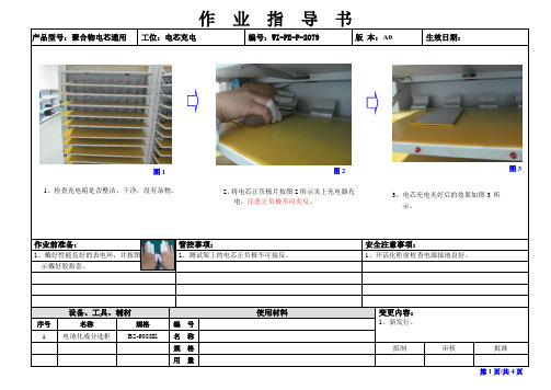 聚合物电芯充电通用作业指导书