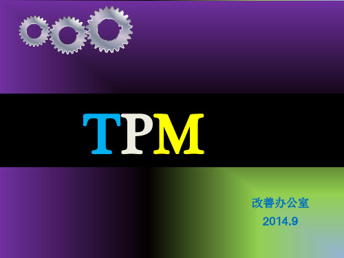 TPM初期清扫