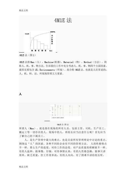 分析问题的常用手段4M1E法教学内容