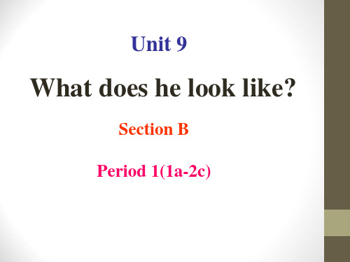 《What does he look like》PPT精选教学课件