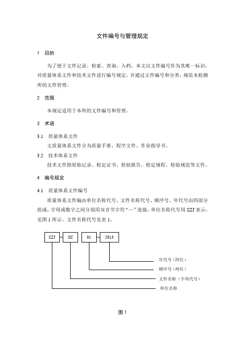 文件编号管理规定