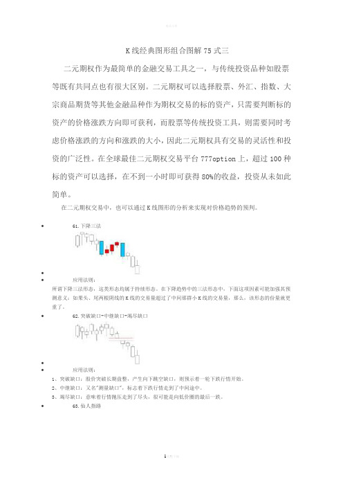 K线经典图形组合图解75式(61-75)
