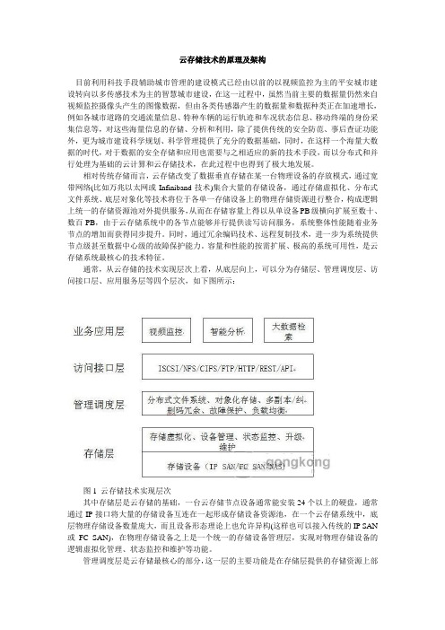 云存储技术的原理及架构