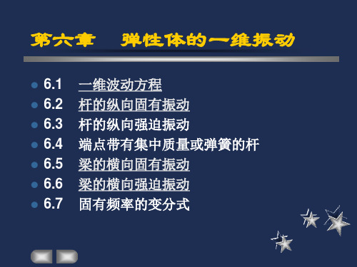 第六章弹性体的一维振动