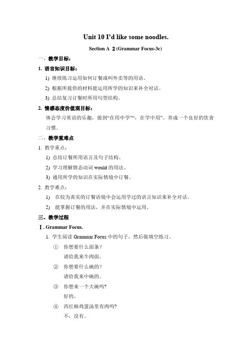 初中英语人教版七年级下册Unit 10 I.doc