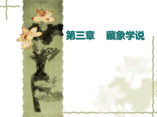 药学本-中医学基础3藏象奇恒脏腑关系