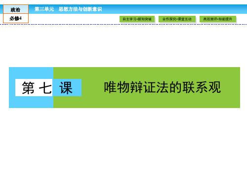 政治必修Ⅳ人教新课标3-7-1世界是普遍联系的课件(25张)