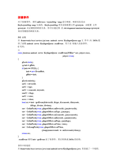 android事件处理分析