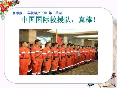 中国国际救援队,真棒 PPT精品课件6