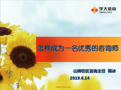 怎样成为一名优秀咨询师