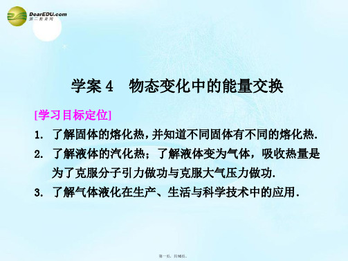 高中物理 9.4《物态变化中的能量交换》课件2 新人教版选修33