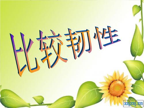 比较韧性1