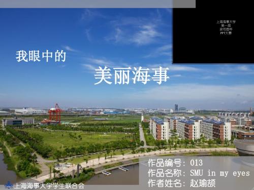 上海海事大学第一届波司登杯PPT大赛013号作品