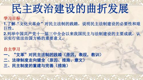 第21课 民主政治建设的曲折发展.ppt