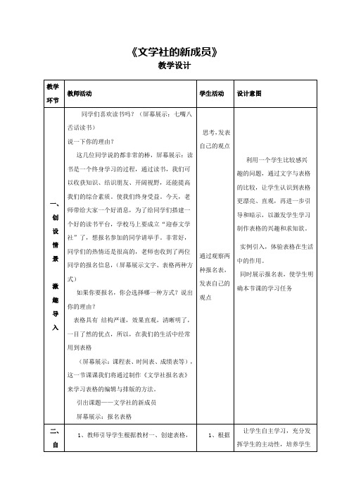 文学社的新成员