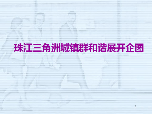 珠江三角洲城镇群协调发展规划