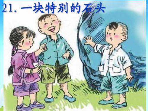 21一块特别的石头ppt
