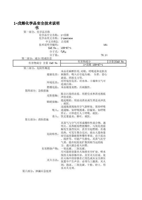 1-戊烯