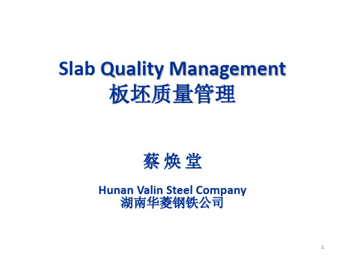 板坯质量管理