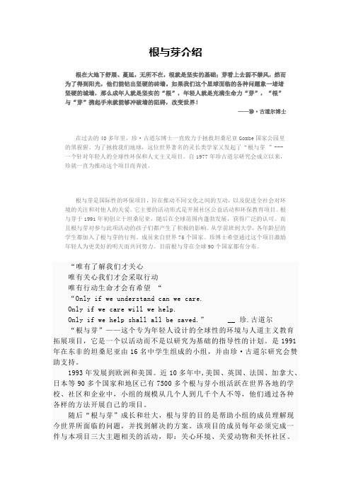 根与芽介绍