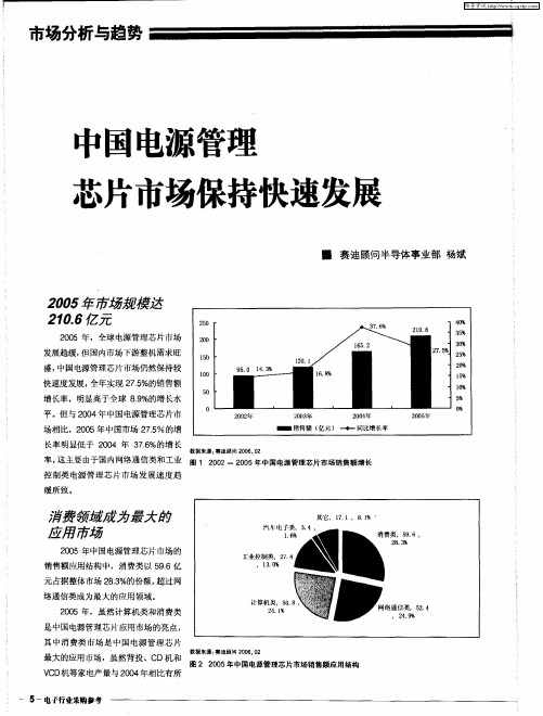 中国电源管理芯片市场保持快速发展