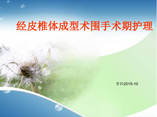 椎体成形术护理