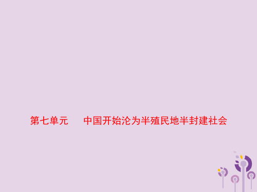 2019年中考历史一轮复习：中国近代史ppt课件(6份)最新版最新版