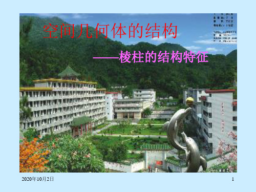 柱锥台球结构特征(1)PPT课件