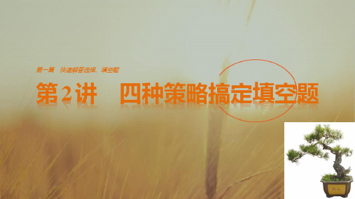 2017版考前三个月江苏专版高考物理 技巧 规范篇 第一篇 快速解答选择、填空题 第2讲 精品