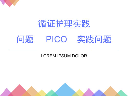 循证护理PPT演示课件
