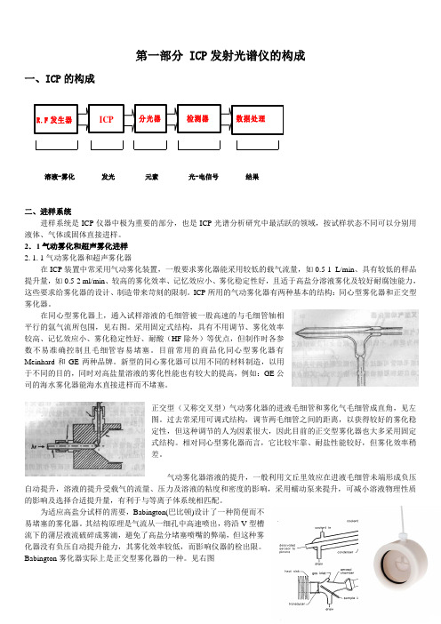 ICP发射光谱仪讲义原理构成维护保养(组图)