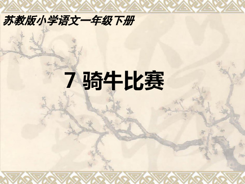 骑牛比赛